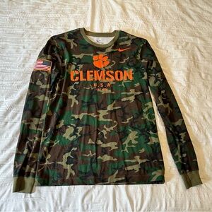 Clemson Dri-Fit Nike Camo Shirt